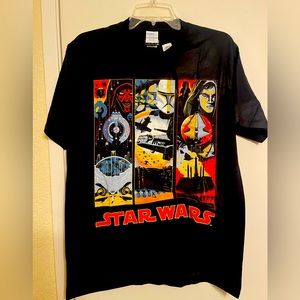 New Star Wars black shirt size M